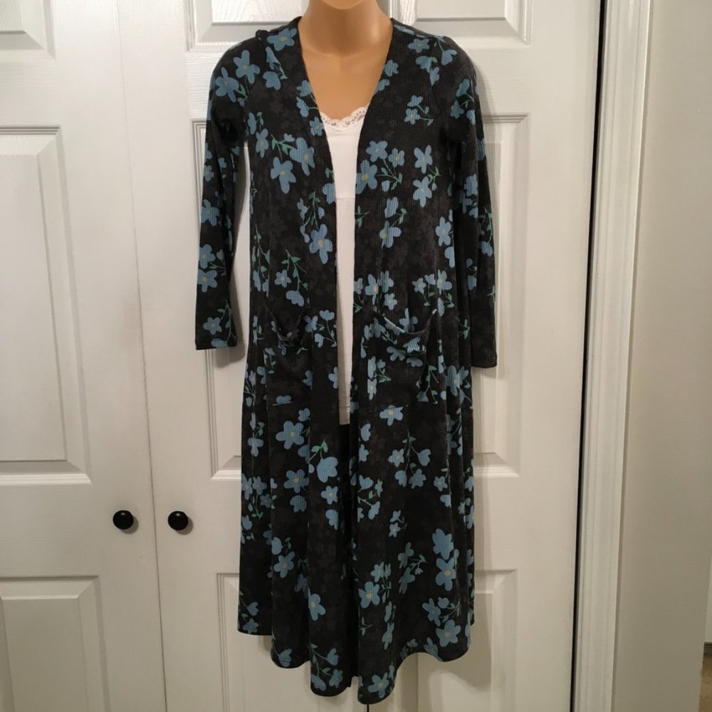 LuLaRoe Floral Long Sleeve Sarah Cardigan